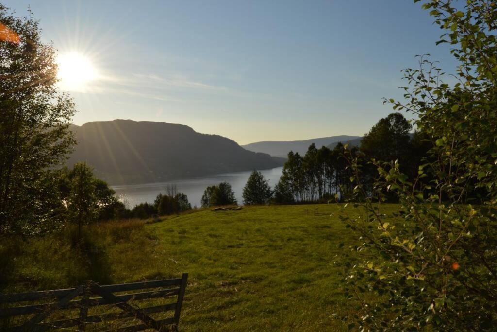 Stille Og Fredelig Ved Fjord Og Fjell Valsoybotn Экстерьер фото